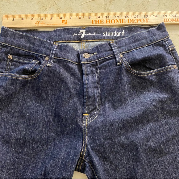 7 For all Mankind Standard Straight Leg Men’s Jeans – Five Pocket – 34 - Picture 8 of 12
